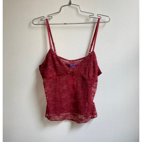 Edikted Eira Sheer Lace Tank Top NWT - Picture 1 of 3